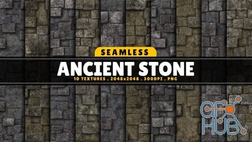 CGTrader – Texture Pack Seamless Ancient Stone Vol 01 Texture