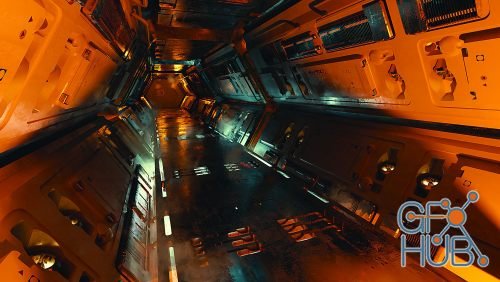 Gumroad – Blender Intermediate: Sci Fi Corridor