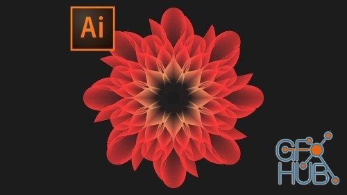 Skillshare – Making Geometric Floral Art with Blend Tool and Effects in Adobe Illustrator