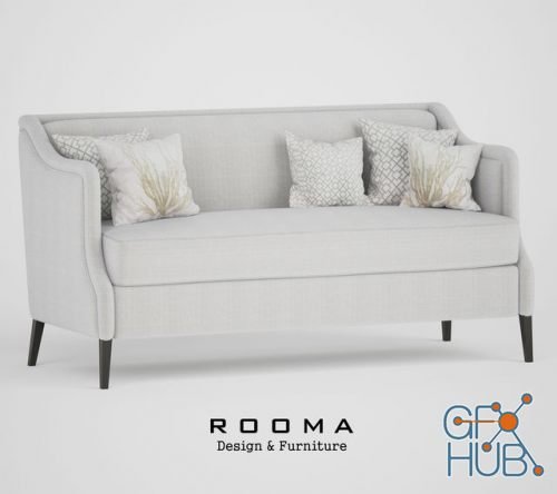 Elegant sofa Soft by Rooma Design