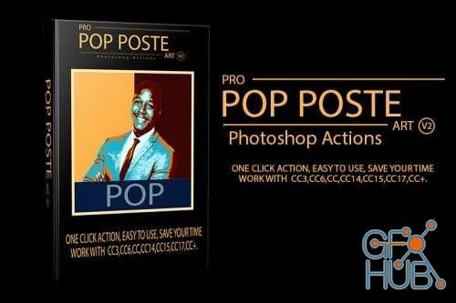 Pro Pop Poster Art v2 Photoshop Actions 3560528