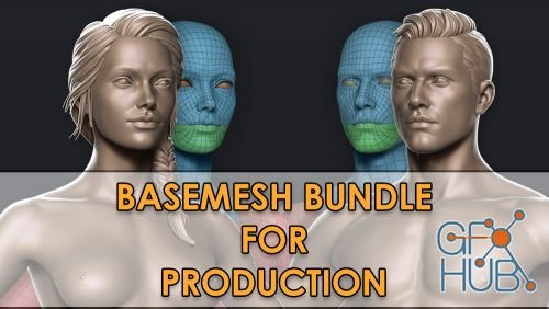 ArtStation Marketplace – High end Male & Female base-meshes Bundle