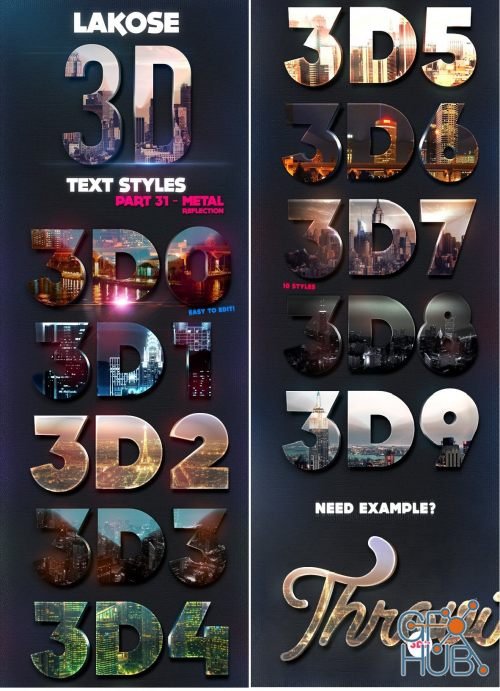 Lakose 3D Text Styles Part 31 12871215
