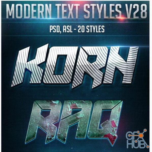 GraphicRiver - Modern Text Styles V28 23661740