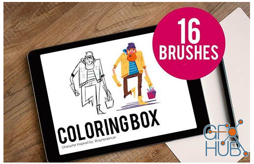 CreativeMarket - Coloring box 3702288