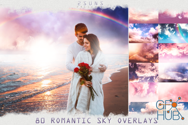 80 Romantic Sky Overlays, Pastel sky, sky overlay textures 256194