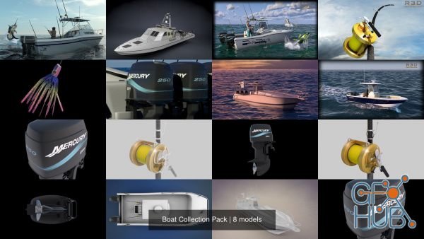 CGTrader – Boat Collection Pack