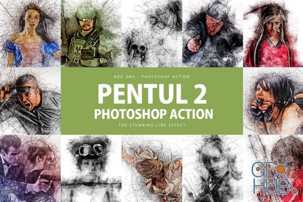 CM - Pentul 2 Photoshop Action 2374167