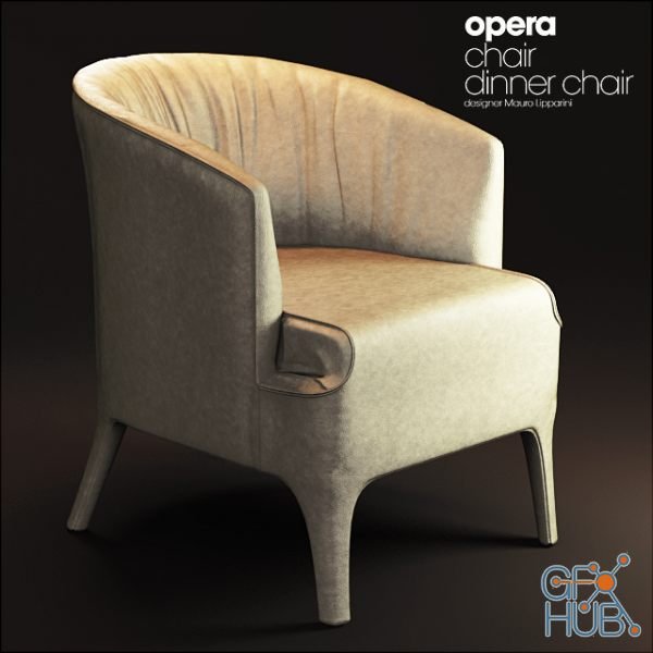 Modern armchair Misura Emme Opera