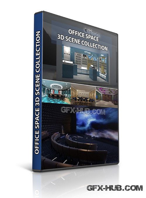 OFFICE SPACE 3D-SCENES COLLECTION