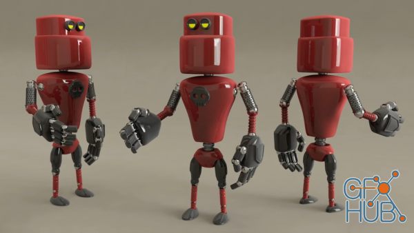 Skillshare – 3D Character Creation in Cinema 4D: Modeling a 3D Robot