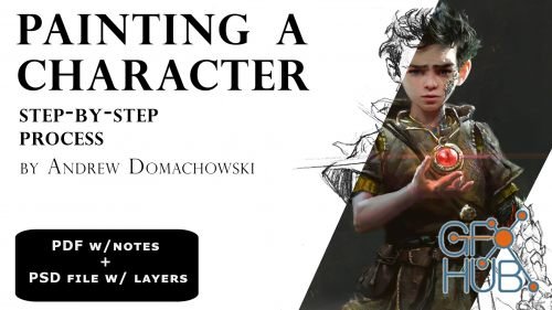 ArtStation – Painting a Character – Step by Step Process (PDF)