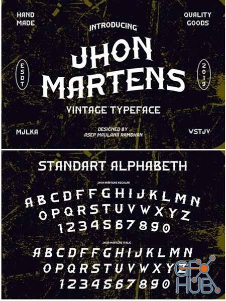 Jhon Martens Font