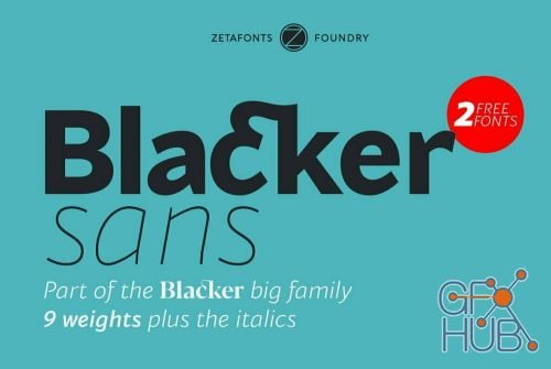Blacker Sans Font Family