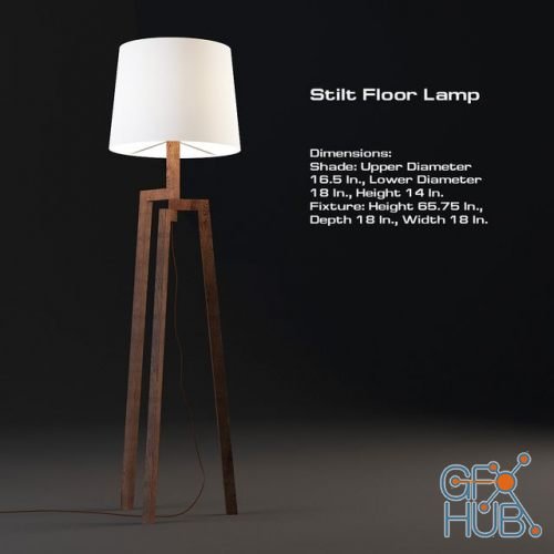 Floor lamp Stilt by Blu Dot