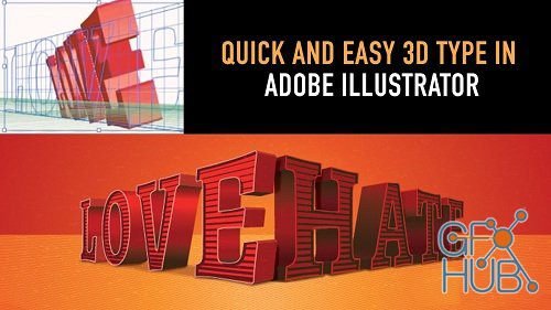 Skillshare – Quick & Easy 3D Text Effect Using Adobe Illustrator