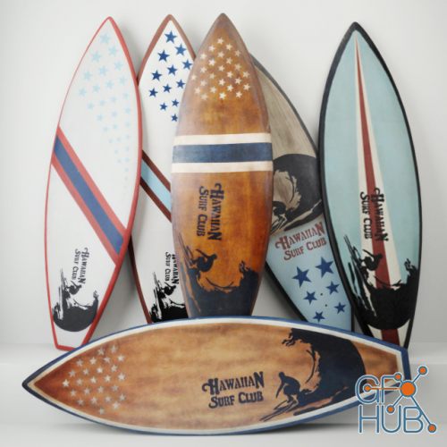 Jeffan vintage wooden surfboards