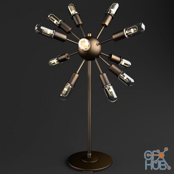 Sputnik table lamp by RH
