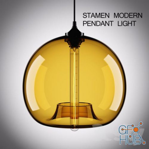 Stamen pendant lamp