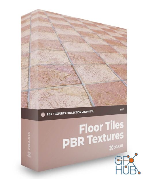 CGAxis – Floor Tiles PBR Textures – Collection Volume 10