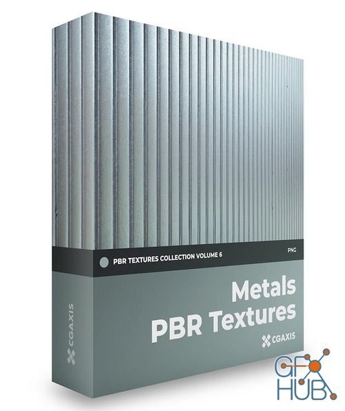 CGAxis – Metals PBR Textures – Collection Volume 6