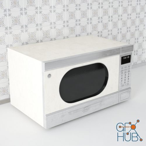 Microwave in a retro style