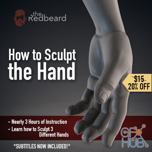Gumroad – How to Sculpt the Hand by Matt Thorup
