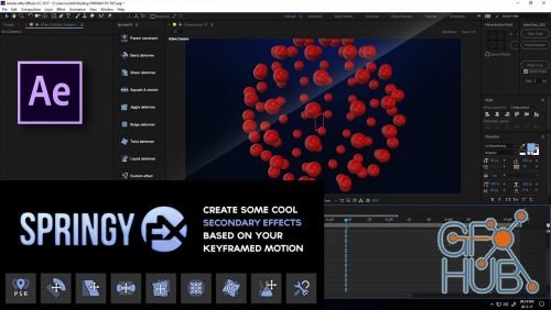 Aescripts Springy FX 1.1 for After Effects (Win/Mac)