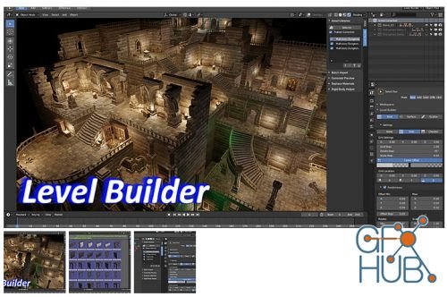 Blender Market – Level Builder v1.0 for Blender 2.8