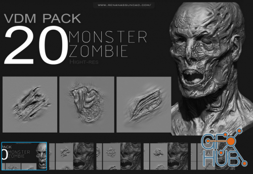 ArtStation Marketplace – Zbrush – Zombie/Monster VDM PACK