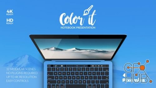 Videohive – Color it – Notebook Presentation