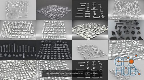 CGTrader – All Kitbash Collection UV’ed /FBX only