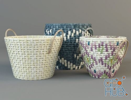 3 baskets by Zara Home