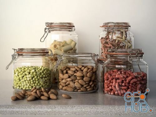 Kitchen jars for seeds