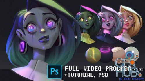 ArtStation – How to render character with photoshop tools