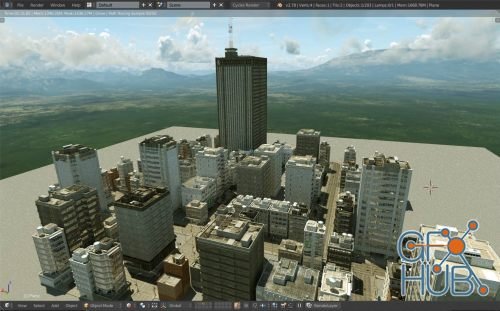 SceneCity Pro v1.5.0 for Blender 2.8