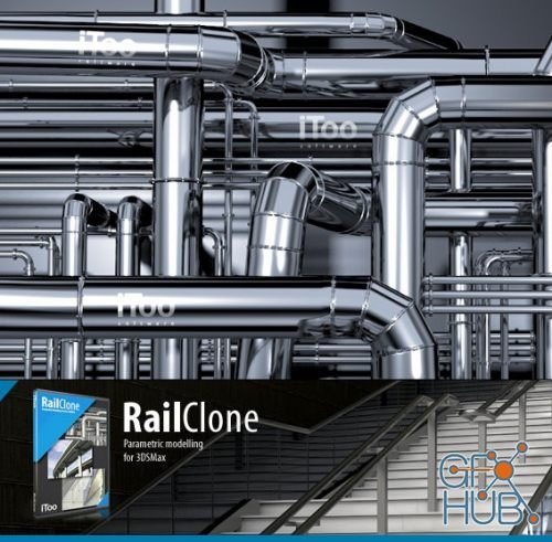 Itoo RailClone Pro v3.3.1 for 3ds Max 2018-2020 Win x64