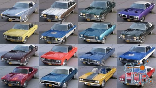 CGTrader – American Classics 3D Model Collection
