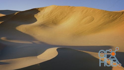 CGCookie – Creating Procedural Sand Dunes with Blender 2.8