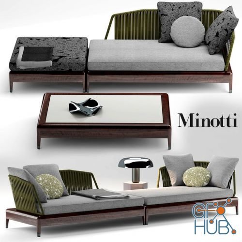 Sofa Indiana by Minotti