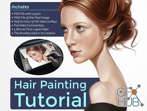 Cubebrush – Hair Painting Tutorial