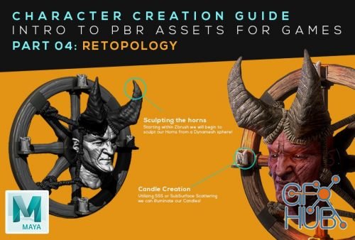 Skillshare – Character Creation Guide: PBR Assets for Games: Part 04: Retopology
