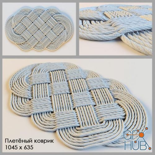Carpet braided 1045х635