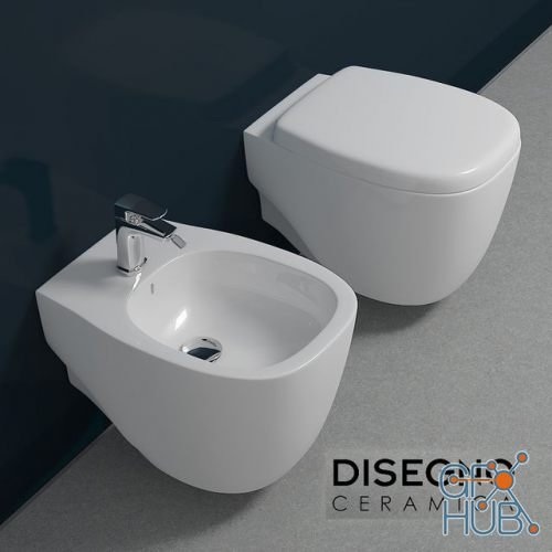 Toilet and bidet Designo Ceramica Weg