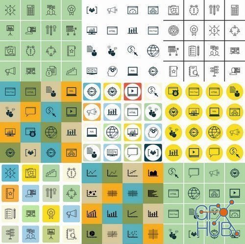 Logo icon web design element site