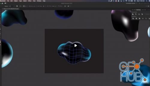 Skillshare – Create a Poster using Gradient Blobs & Organic Shapes