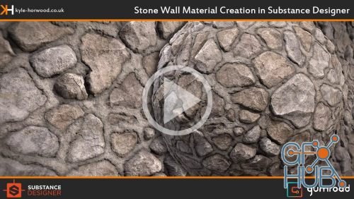 Gumroad – Stone Wall Material Creation in Substance Designer