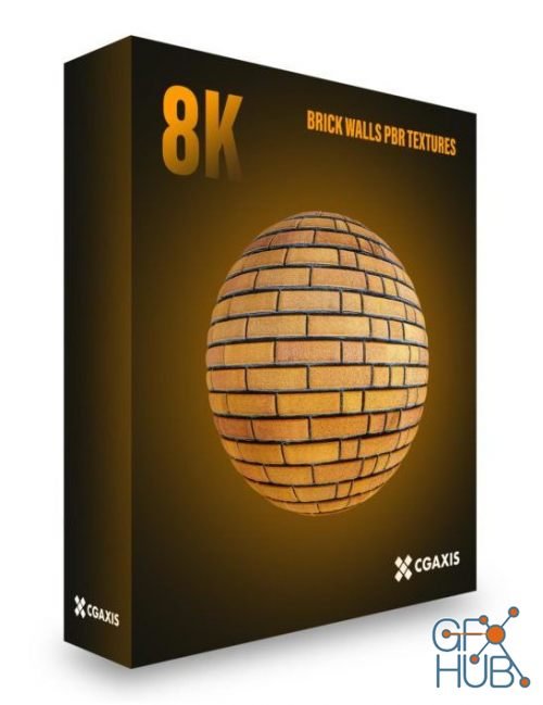 CGAxis – 8K PBR Textures Collection Volume 17 – Brick Walls​