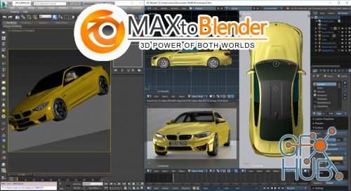 3DtotAll – MaxToBlender 2.0 for Blender 2.8