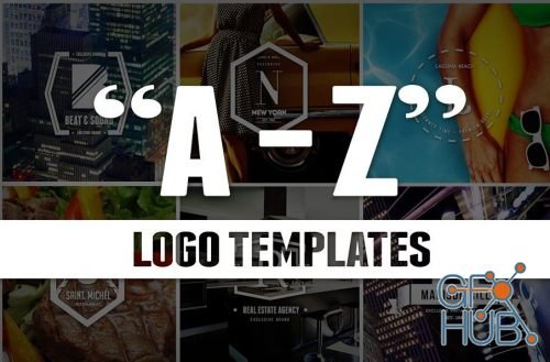 From A to Z – 26 Logos & Badges (EPS)